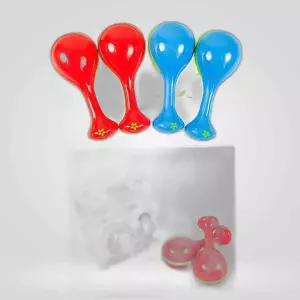 아기 아가 영아 클래식 악기 마라카스 한쌍 색상랜덤 소근육발달 도형교구 아기악기세트