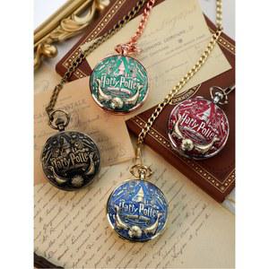 우드 태엽 스카이캐슬 행운의 목걸이시계 36 회중시계 크리스마스 오르골 시계