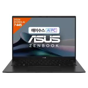 ASUS 젠북 14 UM3406GA-QL151W AMD 고르곤포인트 AI 7 445 32GB 1TB 윈도우 11홈 14인치 터치 디스플레이 노트북