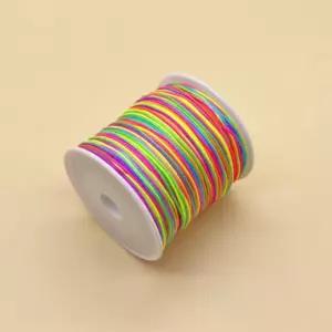 무지개 나일론끈 매듭실 40m