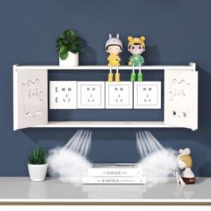 콘센트 가리개 셋탑박스 셋탑박스숨기기 티비콘센트 보일러 배전함 보관함 블랙 박스 무타공