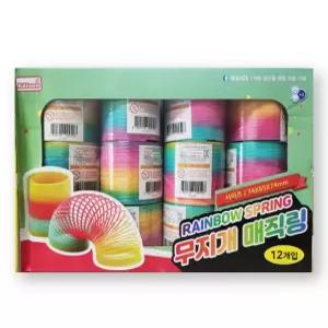 스프링게임 RAINBOW SPRING 12개입 소 1박스 무지개매직링