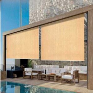 야외 블라인드 방수 선스크린 가림막 발코니 베이지 스 180x180cm