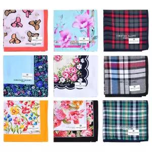 (무료배송) 국산 남성 여성 고급순면 손수건세트 10장 제품박스 명절 선물 답례