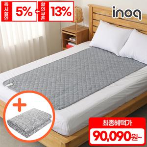 이노크아든 매트커버형 인체감지 EMF 탄소매트 전기요 전기장판 심플그레이 슈퍼싱글