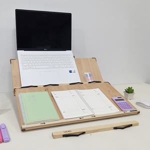 위즈 루미60 2단독서대 60m2 각도조절 향균코팅 독서대 책받침대 북스탠드 책거치대