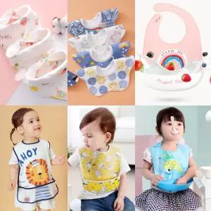아기 턱받이/스카프 빕/신생아/방수/캐릭터/이유식