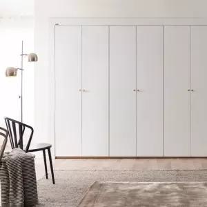 에넥스 레오 무광 화이트 붙박이장 실속형-15cm