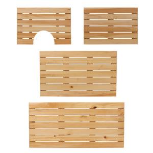 레드파인 원목 화장실발판 나무 현관 욕실발판 발매트