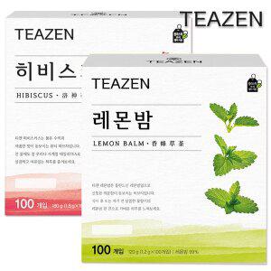 [기타][티젠] 티젠 레몬밤 100T+히비스커스 100T 총200T