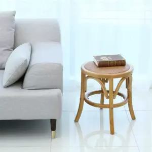 네이처 007 원형 라탄스툴 협탁