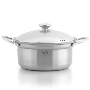 국산 소울돔 통3중스텐 양수냄비 22cm IH인덕션겸용 국 찌개 조림냄비