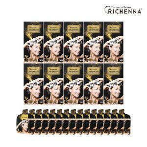 [리체나] 샴푸형 3분 염색제 전체 염색용 10박스 + 뿌리 염색용 15팩