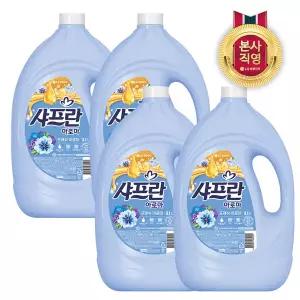 샤프란 아로마 섬유유연제 프레쉬 아로마 3.1L x 4개