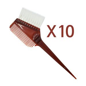 부드러운 모 염색솔 염색브러쉬 10개