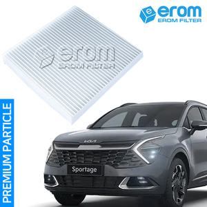 스포티지 NQ5 에어컨필터 2개세트 (21년~) H11등급 헤파 080M 97133N9000 호환