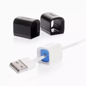 [아이정] 멀티탭 케이블 전선 정리 고정 홀더 클립 이지캡 6개입