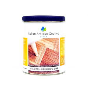 실카 엔틱 컬러 수용성 오일 (2.5L) 실내용 우드 스테인
