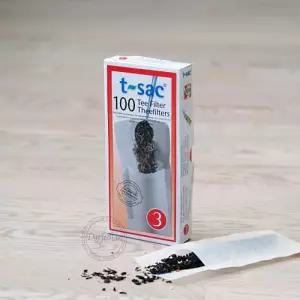 다질리언 티색 T-SAC 3호 100매 차거름망 공티백 필터