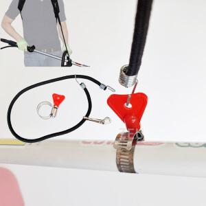 ZEU 예초기 보조끈 어깨끈 멜빵 고무줄 밴드+봉 연결고리