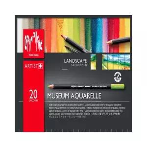 [알파][까렌다쉬] 뮤지엄 수성색연필세트 20색(랜드스케이프)   3510.420