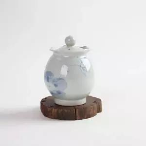 [텐바이텐]고백자 연꽃 차호 찻통  차보관 소금항아리 현관소금