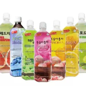 스위트코리아 매실차 복숭아 블루베리 청포도 레드자몽 과일 음료 액상 희석
