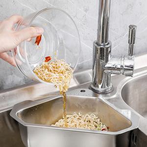 듀라맥스 싱크대 코너 사각 스텐 음식물 쓰레기통 음쓰통 잔반처리