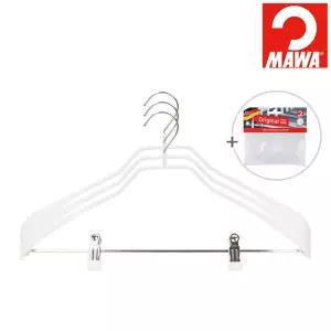 독일 정품 마와 옷걸이 바디폼 42LK 화이트 자켓용 코트용 3개입+연결고리