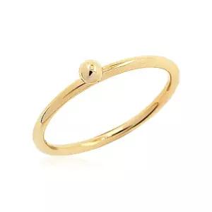 [비앤비골드] 14K/18K 미니 골드볼 와이어 반지 DMR37701