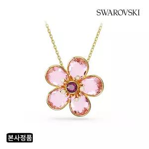 [롯데백화점]스와로브스키 [본사정품] Idyllia 핑크 골드 톤 목걸이 5657875