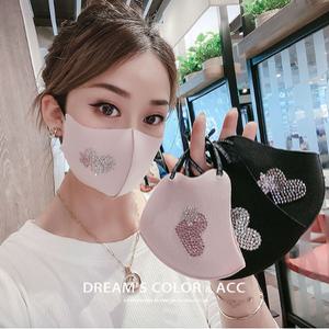 대박난날라리 3917 하트별 마스크,연예인마스크,큐빅마스크,하트마스크,패션마스크,예쁜마스크