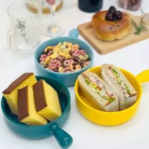 티온스 T40 예쁜 손잡이 앞접시 파스타그릇 오븐용 홈파티 플레이팅 그릇 2종세트