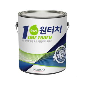 친환경페인트 벽지 벽면 베란다 사무실 노루페인트 순앤수원터치 백색 흰색 3L