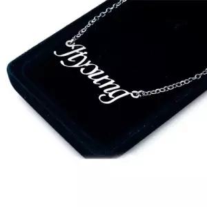 TSP-500 티타늄 이니셜 펜던트 목걸이 무료배송 평생AS