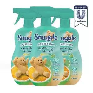 스너글 섬유탈취제 470ml 스파클링 3개