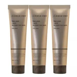 로더베르 노워시 맥주효모 헤어팩150ml 3개 구성