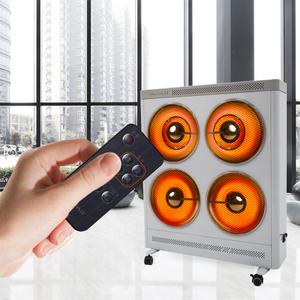 신일 4구 하이라이트 전기히터 +팬(온풍)추가 0.5초발열 고효율 전기난로 온풍팬히터D