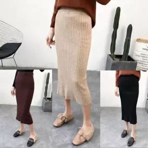 [오노마] ONM 골지 여성치마 로미홀리 니트 롱스커트 (S12077763)