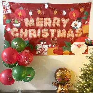 [텐바이텐]크리스마스 대형 현수막 어린이집 성탄절 행사 배경 2종