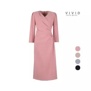 [하프클럽/비비드시크릿가너]여성 레스 봄가을 스판 원피스