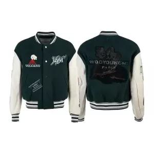 [롯데백화점]우영미 남성 볼케이노 바시티 자켓 W233JP01 917F