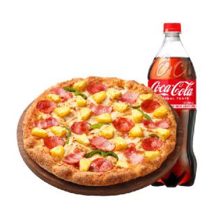 [피자헛] 오리지널 알로하 하와이 M+콜라 1.25L