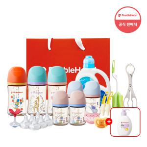 [Gift]더블하트 올인원 디어프렌즈 라인 출산선물세트