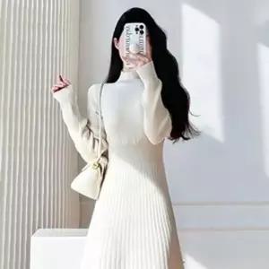 [오노마] ONM  골지 니트 롱 원피스 하객룩 데이트룩 원피스 (S9874083)