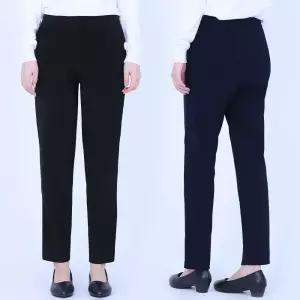 봄 가을 등산 밴딩팬츠 쿨맥스 스판 무지 기본 편한 아웃도어 중년 여성 일자바지