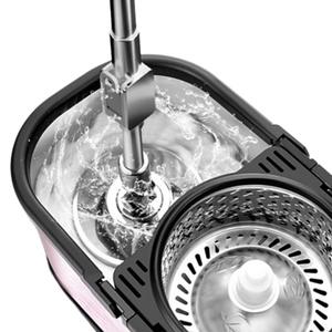 스핀 회전 통돌이 걸레 밀대 청소기 자동 바닥 물걸레 청소 스테인리스 이동식 탈수기