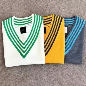 [셀러허브][라일리] Rly 남자  가디건 조끼 가을 니트 여성 남성 브이넥 (S14060042)