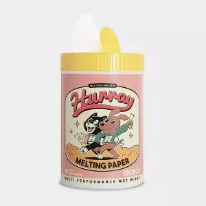 [허레이]멜팅페이퍼 130매 본품[반려동물 전용 물티슈]