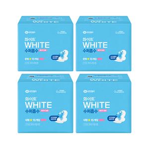 화이트 수퍼흡수 중형, 18매, 2개 + 대형, 16매, 2개